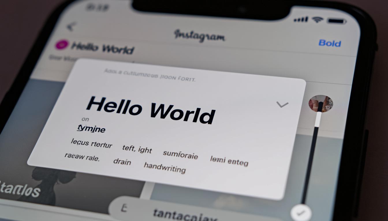 découvrez comment changer facilement l'écriture sur instagram grâce à notre guide simple et efficace. personnalisez votre profil et vos publications en quelques étapes rapides.